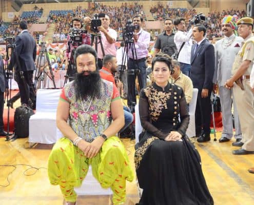 Glimpses- MSG The Warrior Lion Heart Premiere Show In Delhi