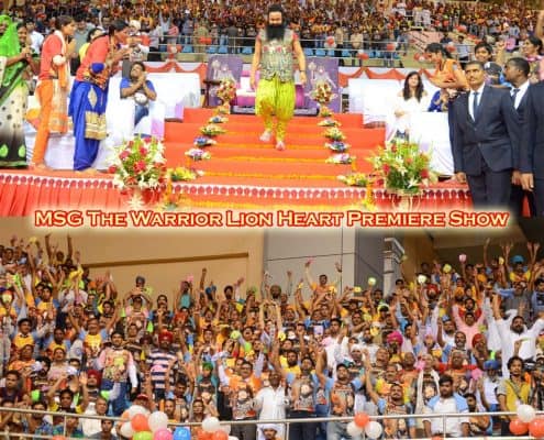 Glimpses- MSG The Warrior Lion Heart Premiere Show In Delhi