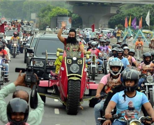 Glimpses- MSG The Warrior Lion Heart Premiere Show In Delhi