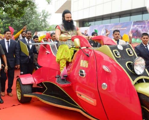 Glimpses- MSG The Warrior Lion Heart Premiere Show In Delhi