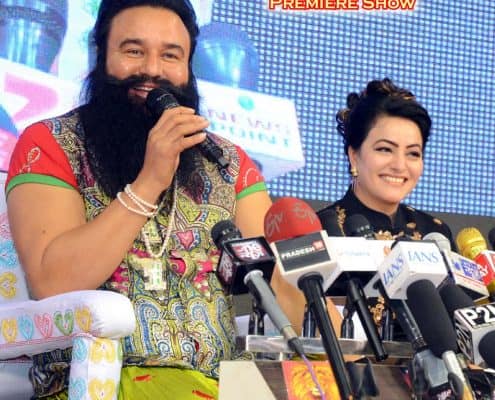 Glimpses- MSG The Warrior Lion Heart Premiere Show In Delhi