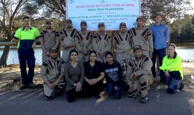 Tree Plantation By Shah Satnam Ji Green 'S' Welfare Force Wing, Perth (Australia)