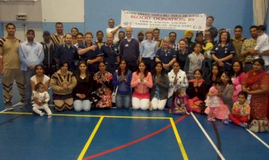 Blood Donation Camp held by Dera Sacha Sauda volunteers in UK