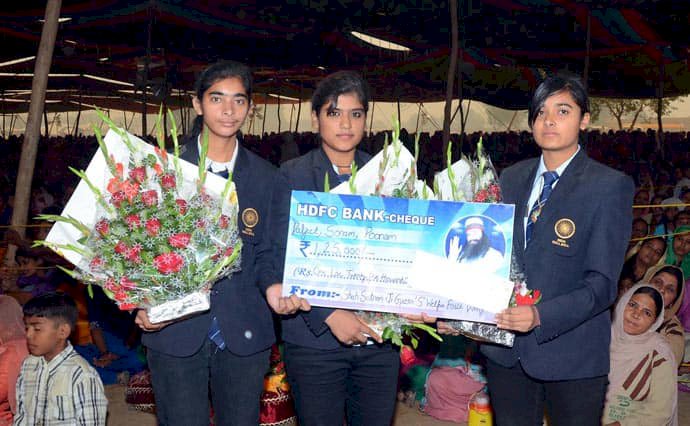 Girls of Shah Satnam Ji Educational Institute Won Roll Ball World Championship