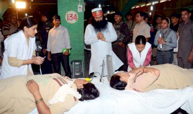 Dera Sacha Sauda Volunteers In A Bid of Saving Lives through Blood Donation