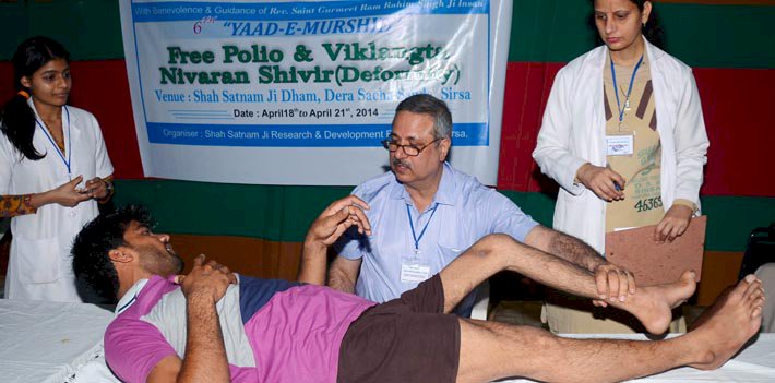 6th 'Yaad-e-Murshid' Free Polio & Disability Prevention Camp Commenced