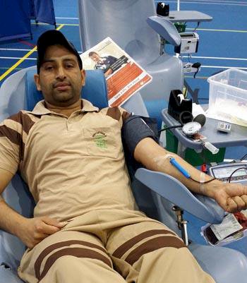 16th Blood Donation Camp in Southall Sports Centre, Southall, London