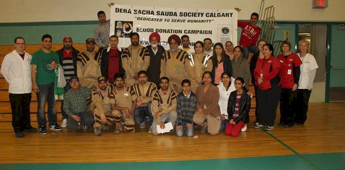 A Voluntary Blood Donation Camp Successfully Conducted in Calgary, Canada