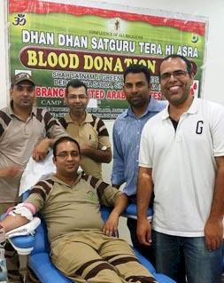 UAE volunteers organized 75th Blood Donation Camp