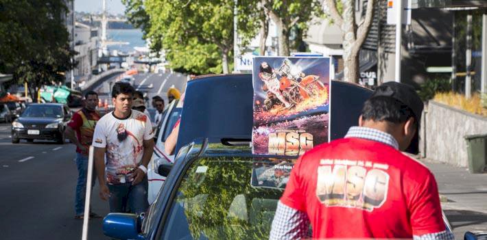 MSG The Messenger Promotion with Car Rally in Auckland, New Zealand