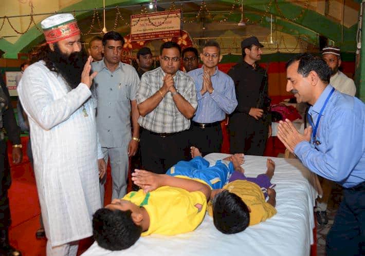 7th free 'Yaad-E-Murshid' Deformity Correction Camp Organized in Dera Sacha Sauda