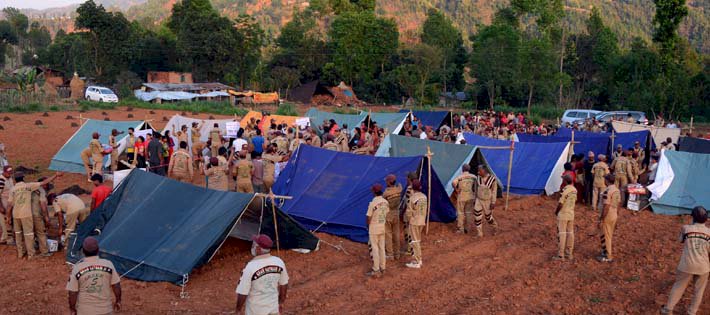 Saint Gurmeet Ram Rahim Singh Ji Insan provided 271 Tents to the Earthquake Victims in Nepal