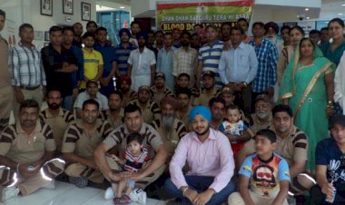 Blood Donation Drive organized by Dera Sacha Sauda Volunteers, Abu Dhabi, UAE