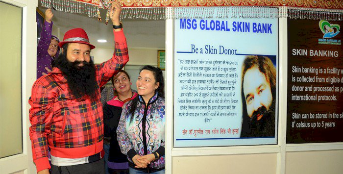 North India Gets It's First Skin Bank From Saint Dr. Gurmeet Ram Rahim Singh Ji Insan