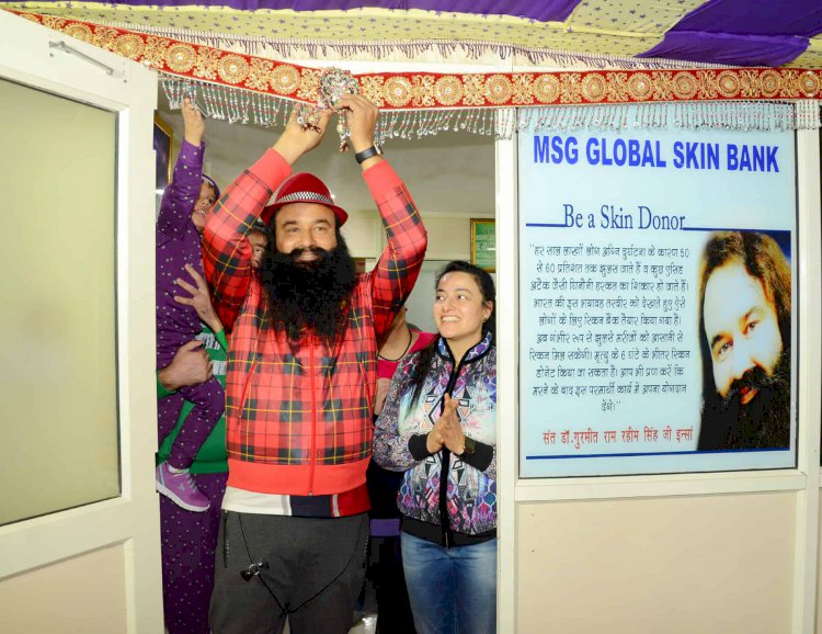 North India Gets It's First Skin Bank From Saint Dr. Gurmeet Ram Rahim Singh Ji Insan