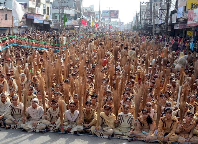 MSG Swachh Bharat Abhiyan was conducted in Panipat by Dera Sacha Sauda.