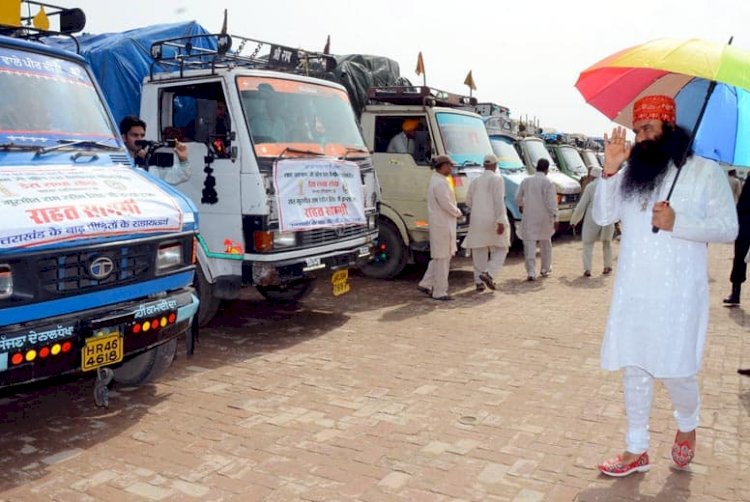 Dera Sacha Sauda Extended Exemplary Support to Uttarakhand Flood Victims.