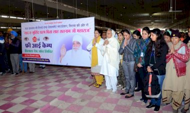 Mega Eye Checkup Camp concludes successfully treating 6596 patients at DSS, Sirsa