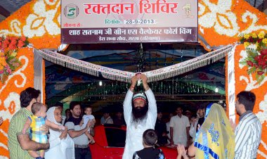 Incarnation month sets in for DSS followers, ushering in a storm of donation drives