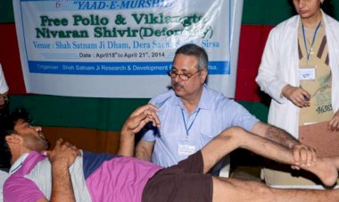 6th 'Yaad-E-Murshid Free Polio and Disability Prevention Camp' to be held on 18th April