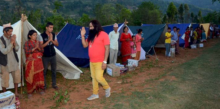 Saint Gurmeet Ram Rahim Singh Ji Insan's Earthquake Relief Operation in Nepal