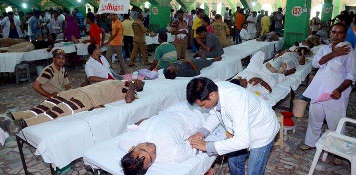 Free Legal Aid, Blood Donation and Medical Checkup Camps at Dera Sacha Sauda