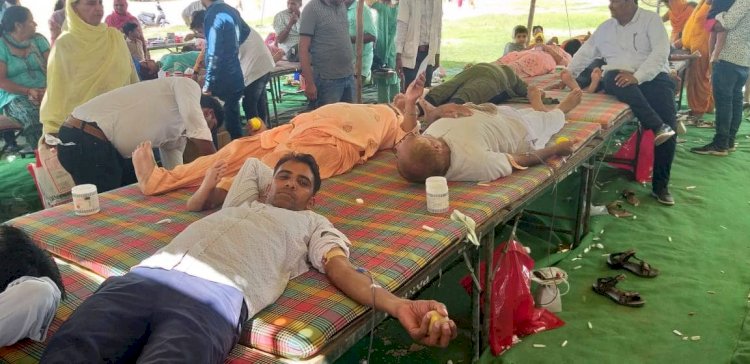 Blood donation Campaigns galore at Dera Sacha Sauda as Saint Dr. Gurmeet Ram Rahim Singh Ji Incarnation month celebrations