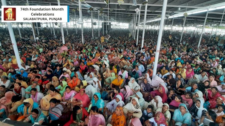 The Enthusiasm of Dera Devotees to Attend Special Naam-Charchas of Foundation Month Knew No Bounds