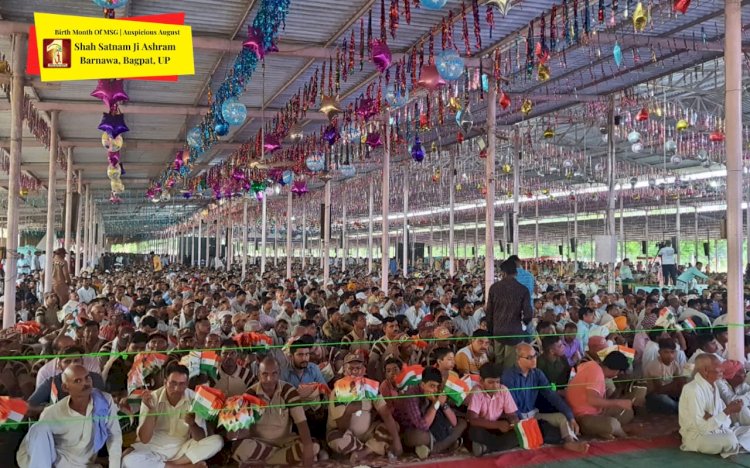 Mega Celebrations of 55th Incarnation Month at Dera Sacha Sauda Ashram | Barnawa UP