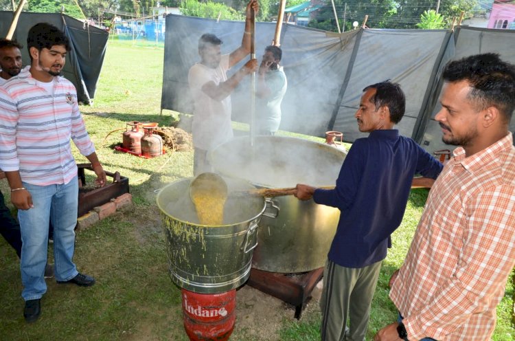 Exuberant celebrations of Maha Paropkar Month in Pious Bhandara at Sujanpur-Himachal Pradesh