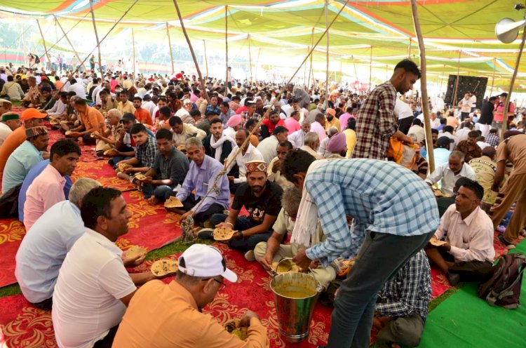 Exuberant celebrations of Maha Paropkar Month in Pious Bhandara at Sujanpur-Himachal Pradesh