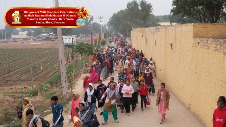 Congratulations on the Sacred MSG Bhandara- The Pious Incarnation Day of Revered Sai Shah Mastana Ji Maharaj