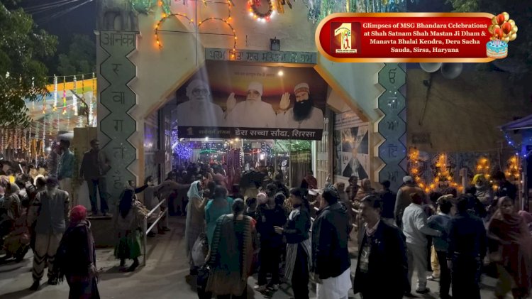 Congratulations on the Sacred MSG Bhandara- The Pious Incarnation Day of Revered Sai Shah Mastana Ji Maharaj