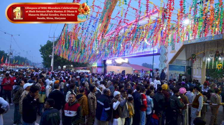 Congratulations on the Sacred MSG Bhandara- The Pious Incarnation Day of Revered Sai Shah Mastana Ji Maharaj