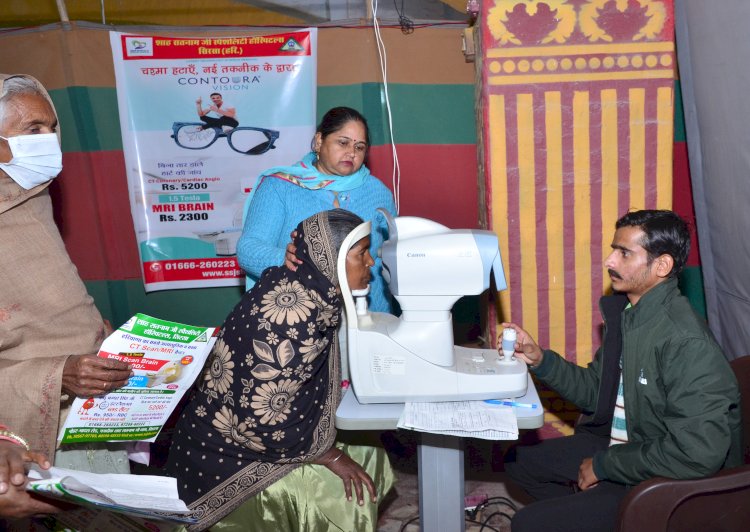 MSG Sewa Bhandara Illuminating Lives with the 32nd ‘Yaad-E-Murshid’ Free Mega Eye Camp| Day-1