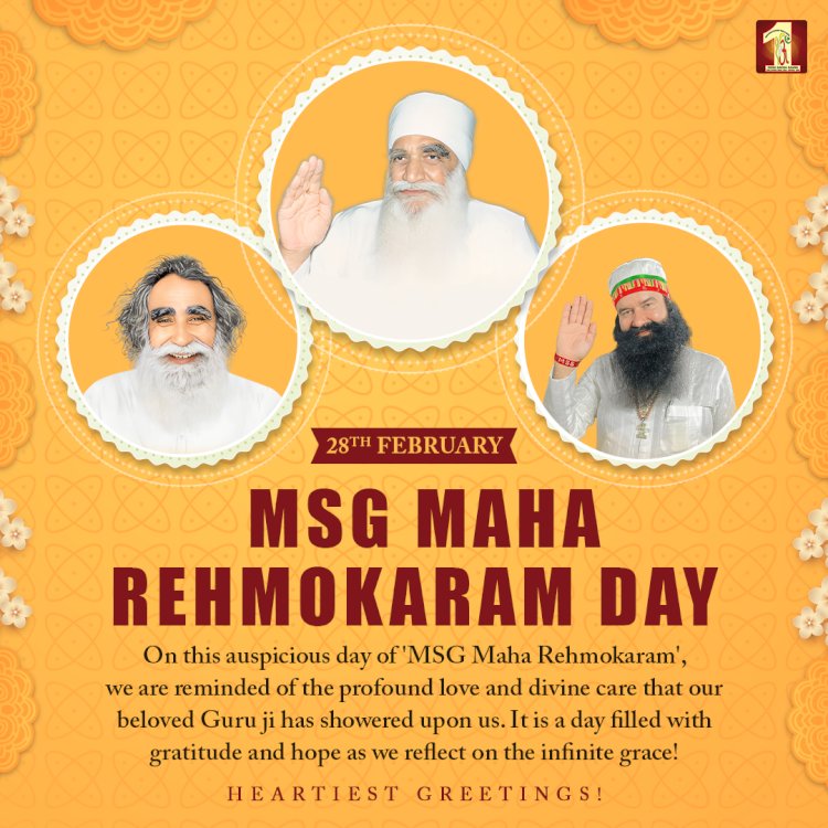 164th Great Benevolence Day Brought Divine Grace and Blessings for All| Congratulations on the Arrival of MSG Maha Rehmokaram Diwas