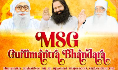 Congratulations for the Sacred MSG Gurumantra Bhandara